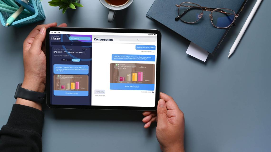 ONE MESSAGE User interface
