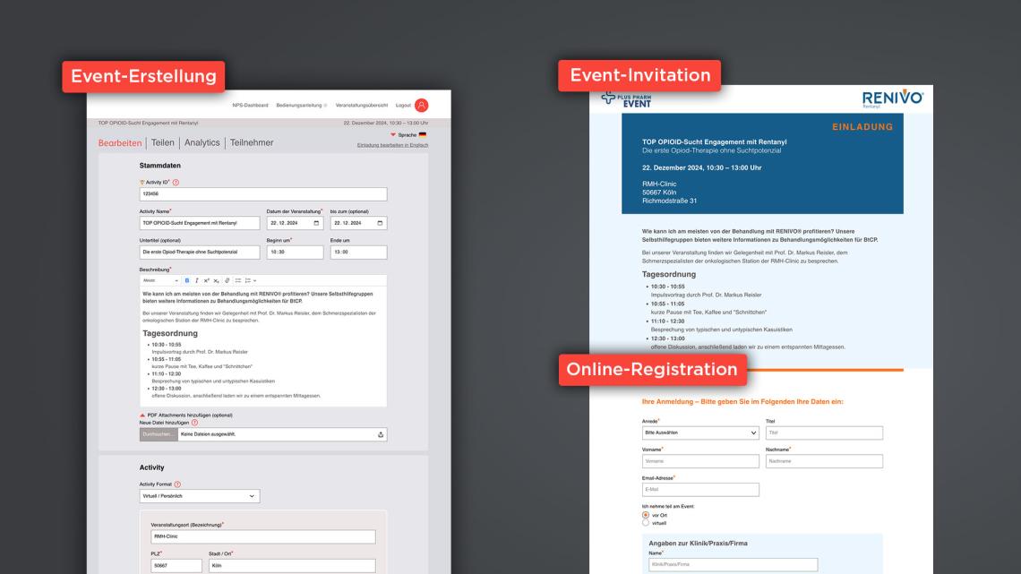 RMH MEDIA Event-Landingpage Generator