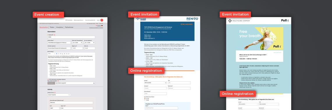 RMH MEDIA Event-Landingpage Generator